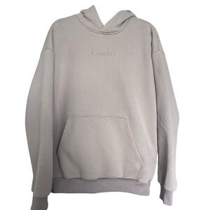Comfrt Men's Casual Hoodie in Light Gray